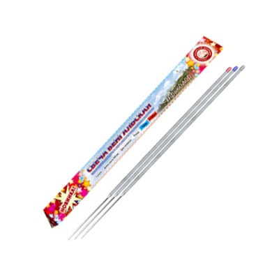 Триколор 300 мм. Бенгальские огни цветные купить в Копейске | kopejsk.salutsklad.ru