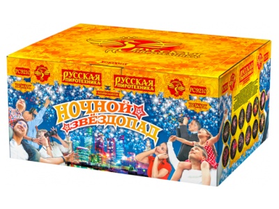 Ночной звездопад Комбинированный Фейерверк купить в Копейске | kopejsk.salutsklad.ru