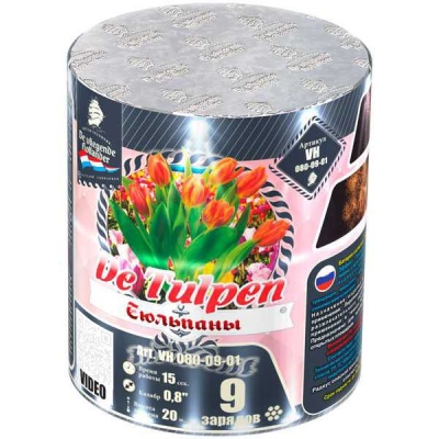 Тюльпаны Батарея салютов купить в Копейске | kopejsk.salutsklad.ru