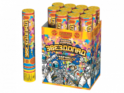 Звездопад 30 Пневматическая хлопушка купить в Копейске | kopejsk.salutsklad.ru