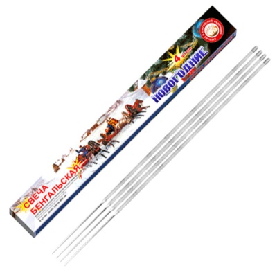 Новогодние 400-4 мм. Бенгальские огни купить в Копейске | kopejsk.salutsklad.ru